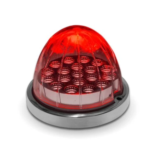 Red Watermelon (19 LED) Marker Turn Signal Light - Red Lens - Red LED