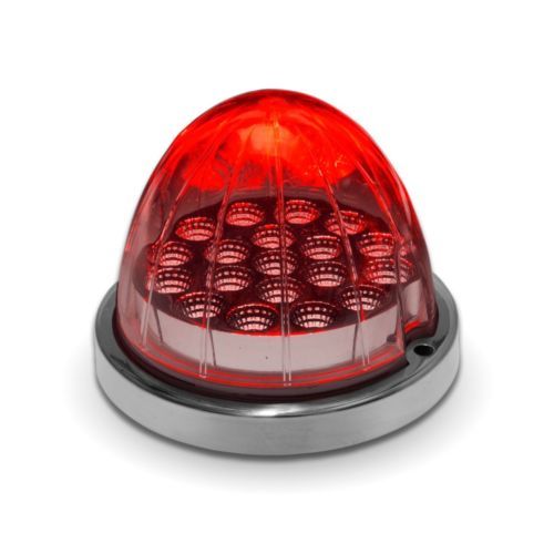 Red Watermelon (19 LED) Marker Turn Signal Light - Red Lens - Red LED