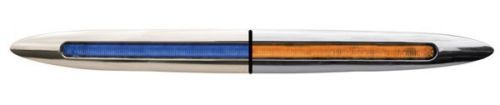 17" DUAL FUNCTION - TURN SIGNAL LIGHT BAR (24 LED) - AMBER/BLUE