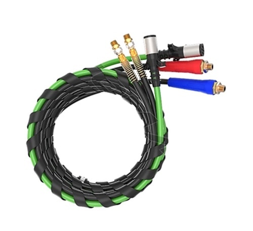 Air Power Line 3 in 1 Air Line for Tractor Trailers, ABS, Big Rig Trucks, 15ft