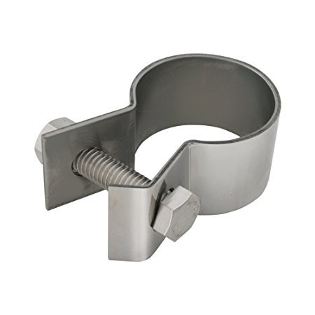 Quarter Fender stainless Clamp f/ tube style Mounting Posts