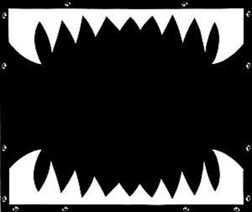 Shark Teeth Bug Screen - FREIGHTLINER FLD 120/ FLD CLASSIC -1996 to present