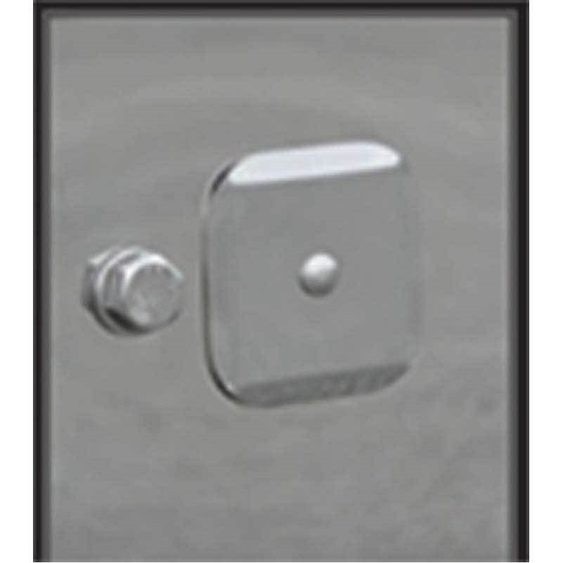 TOW PIN COVER Set for Peterbilt 388/389 - Stainless Steel (PAIR)