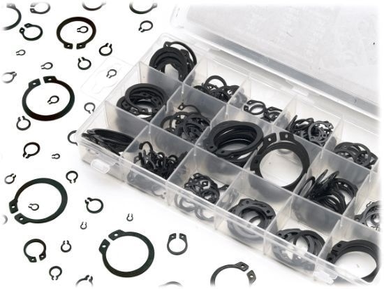External Snap Rings (300 Pc Assortment)