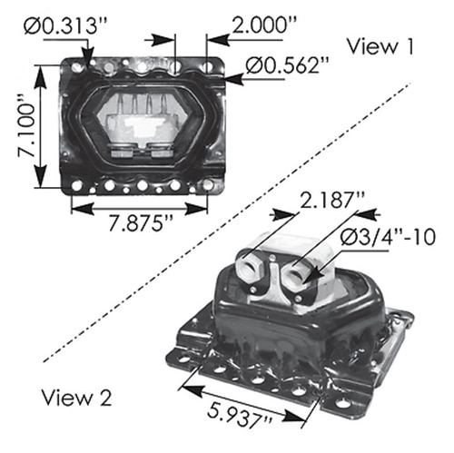 Volvo Engine Mount  P/N 20499470