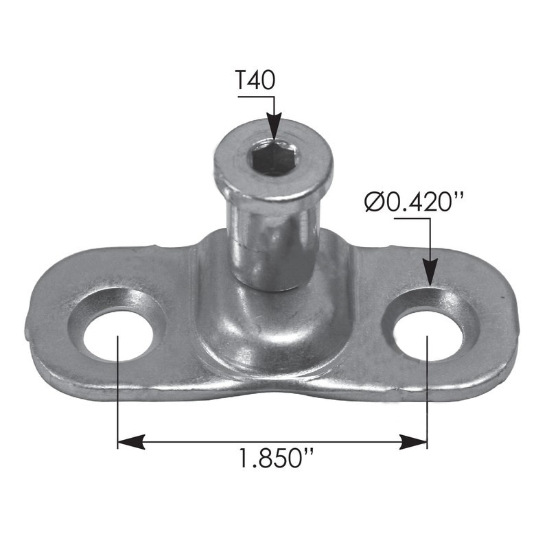 PETERBILT DOOR LATCH STRIKER -  R56-6017