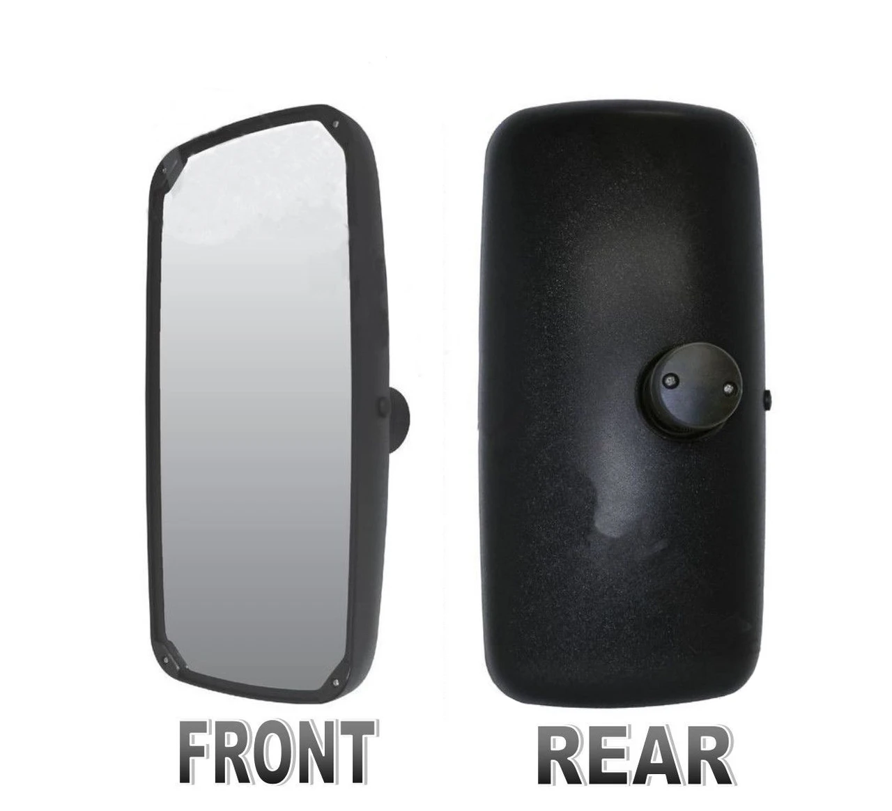 Aerodynamic 8x17 Black Mirror - Universal Fit for Semi Trucks