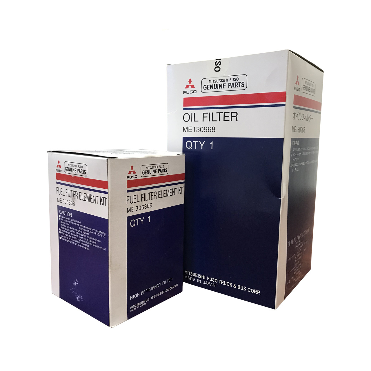 Mitsubishi Fuso Truck Fuel & Oil Filter Kit