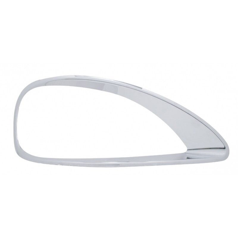 Chrome Plastic Freightliner Columbia Headlight Bezel, Passenger Side