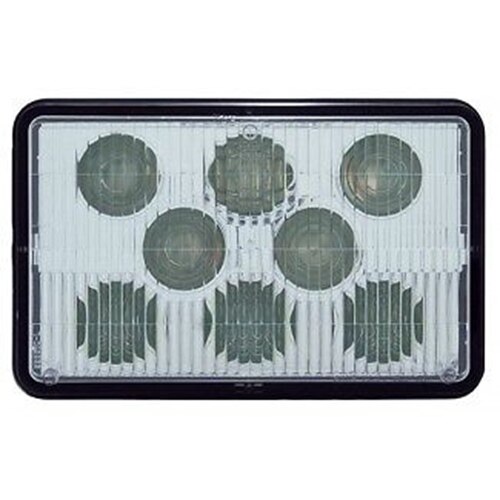 8 LED 6" X 4" RECTANGULAR HIGH POWER LOW BEAM HEADLIGHT