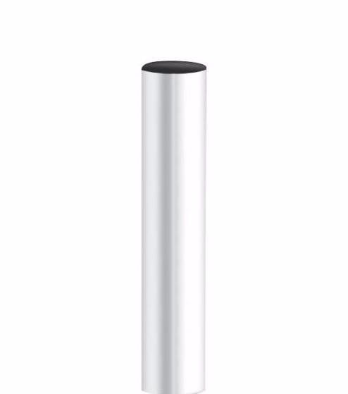 Chrome Exhaust Stack Pipe Tailpipe 5" OD x 36" Straight Cut Top
