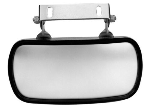 Over-The-Door Convex Mirror Stainless Steel 4x8